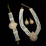 Pearl bridal jewelry set