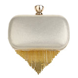 Tassel Rhinestones Clutch Women Evening Bags Beaded Handbags with Pearls