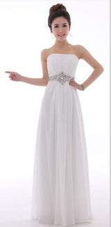 Crystal Chiffon Bridesmaid Evening Dresses at Bling Brides Bouquet online Bridal Store