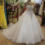 Bling Crystal Wedding Dress Vintage Bridal dress