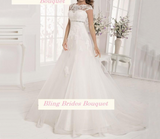 A Line Lace Bridal Wedding Dress