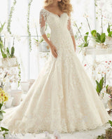 Lace Princess Mermaid Wedding Dresses at Bling Brides Bouquet online Bridal Store