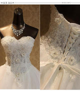 White Lace Wedding Ball Gowns At Bling Brides Bouquet- Online Bridal Store