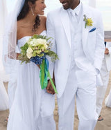 Mens 3 piece wedding Tuxedo Grooms wedding suit