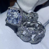 Vintage Wedding Ring set  – Bling Brides Bouquet - Online Bridal Store