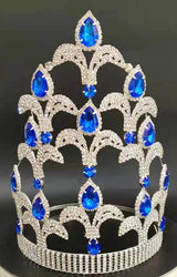 Pageant Tiras And Large Luxury wedding Crowns