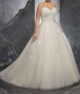 Elegant Ball Gown Wedding Dress at Bling Brides Bouquet online Bridal Store