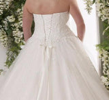 Plus Size corset Wedding Dresses  at Bling Brides Bouquet - Online Bridal Store