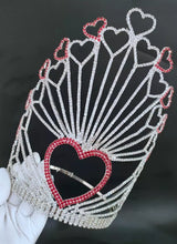 Pageant  tiara Pink hearts princess Queen Crown