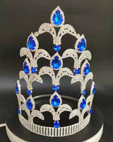Pageant Tiras And Large Luxury wedding Crowns