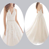 Sexy Wedding Gown  Halter Crystals Waist Lace Appliques Wedding Dress