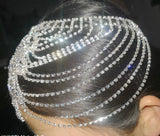 Silver Tiara Bridal Headpiece Bridal Crystal Hair Jewelry