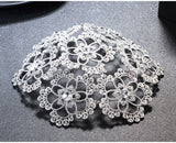 Vintage Silver Tiara Bridal Headpiece Bridal Crystal Hair Jewelry