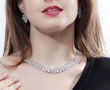 Wedding Accessories African Jewelry Sets Crystal Bridal Necklace For Brides