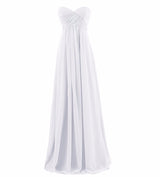 Ball Gown Strapless Long bridesmaids dresses wedding party gown