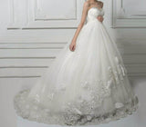 Flowered Maternity wedding dress at Bling Brides Bouquet - Online bridal store