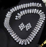 Wedding Accessories African Jewelry Sets Crystal Bridal Necklace For Brides