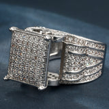 Vintage Luxury Ring Women Big Ring for Wedding Party Finger Ring gifts