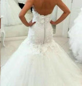 Mermaid lace Wedding Dress  at Bling Brides Bouquet online Bridal Store
