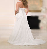 Mermaid Chiffon Beach Wedding Dresses At Bling Bries Bouquet - Online Bridal Store