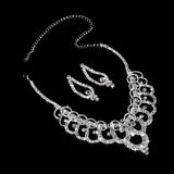 Choker Necklace Earring Jewelry Set at Bling Brides Bouquet  - Online Bridal Store