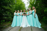 Long Chiffon one shoulder Bridesmaid Dress At Bling Brides Bouquet - Online Bridal Store