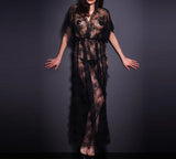 Sexy Long Black Lace Exotic Lingerie set at Bling Brides Bouquet Online Bridal Store