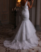Tiered Mermaid Wedding Dresses at Bling Brides Bouquet online Bridal Store