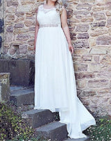 Plus Size Bridal Gown , Beach Wedding Dress at Bling Brides Bouquet online Bridal Store