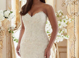 Lace Ruffled Plus Size Wedding Dresses  at Bling Brides Bouquet online