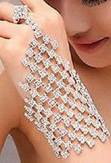 Crystal Hand Jewelry  at Bling Brides Bouquet online Bridal Store