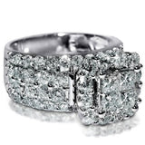 Silver Wedding Ring set  – Bling Brides Bouquet - Online Bridal Store