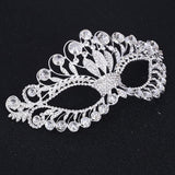 Bling Brides Princess Silver Venetian Masquerade Mask Party Wedding engagement Masks