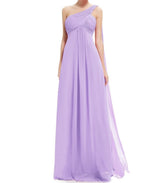 One Shoulder Chiffon Bridesmaids dress  At Bling Brides Bouquet Online Bridal Store