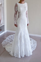 Sexy Wedding Dresses, Long Sleeves Wedding Dresses,Lace Wedding Dresses, At Bling Brides Bouquet