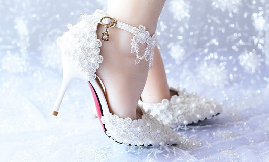 Ankle Strap Women wedding Sandals Handmade Crystall Bridal Shoes