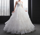 Ball Gown Wedding Dress with Corset Lace Up Back at Bling Brides Bouquet