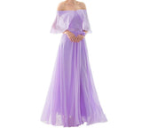 Lavender Chiffon Bridesmaids Dresses At Bling Brides Bouquet - Online bridal store
