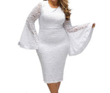 Plus Sized Bodycon lace Party Dresses at Bling Brides Bouquet Online Bridal Store.