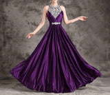 Satin Formal Prom Party Gown at Bling Brides Bouquet Online Bridal Store