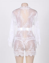 Sexy lace Lingerie Transparent bridal Nightwear
